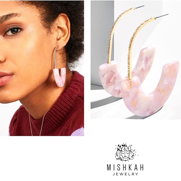 Jewelry - Just In🎉Resin/Rhinestone Statement Earring